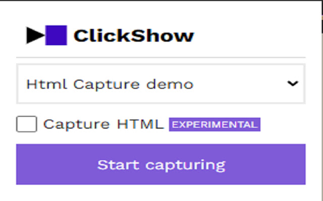 ClickShow from Chrome web store to be run with OffiDocs Chromium online ClickShow from Chrome web store to be run with OffiDocs Chromium online
