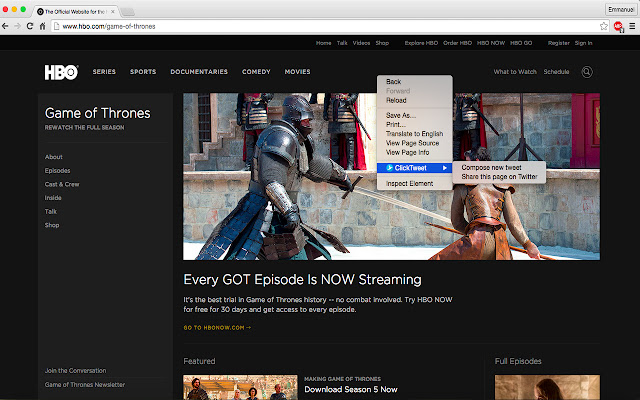 ClickTweet from Chrome web store to be run with OffiDocs Chromium online ClickTweet from Chrome web store to be run with OffiDocs Chromium online