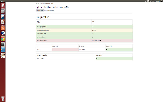 Client Health Checker from Chrome web store to be run with OffiDocs Chromium online Client Health Checker from Chrome web store to be run with OffiDocs Chromium online