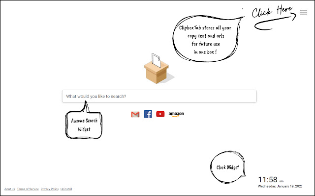 Clipbox Tab from Chrome web store to be run with OffiDocs Chromium online Clipbox Tab from Chrome web store to be run with OffiDocs Chromium online