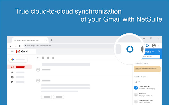 CloudExtend Gmail for NetSuite NextGen from Chrome web store to be run with OffiDocs Chromium online CloudExtend Gmail for NetSuite NextGen from Chrome web store to be run with OffiDocs Chromium online