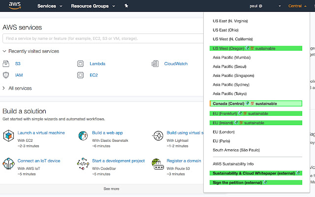 Cloud Sustainability Console from Chrome web store to be run with OffiDocs Chromium online Cloud Sustainability Console from Chrome web store to be run with OffiDocs Chromium online