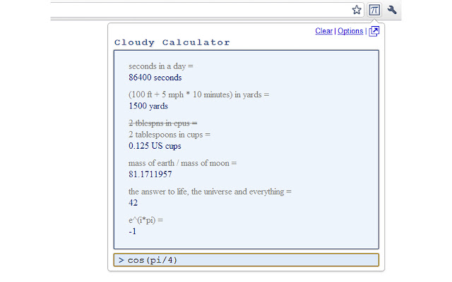 Cloudy Calculator 2 from Chrome web store to be run with OffiDocs Chromium online Cloudy Calculator 2 from Chrome web store to be run with OffiDocs Chromium online