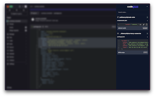 Code Note from Chrome web store to be run with OffiDocs Chromium online Code Note from Chrome web store to be run with OffiDocs Chromium online