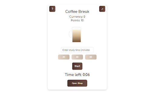 Coffee Break from Chrome web store to be run with OffiDocs Chromium online Coffee Break from Chrome web store to be run with OffiDocs Chromium online