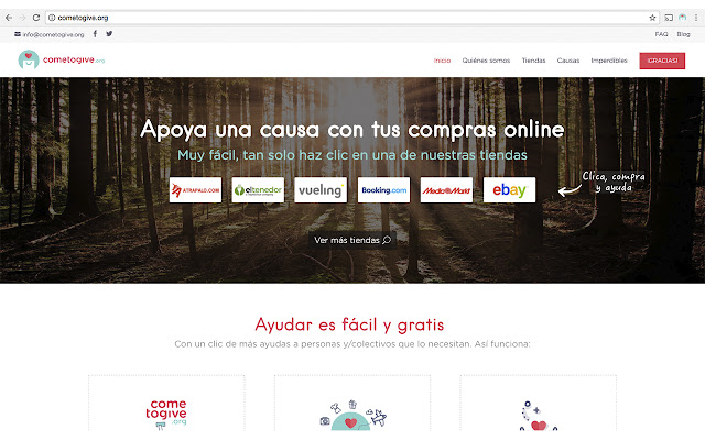 Cometogive.org from Chrome web store to be run with OffiDocs Chromium online Cometogive.org from Chrome web store to be run with OffiDocs Chromium online