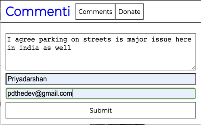 commenti from Chrome web store to be run with OffiDocs Chromium online commenti from Chrome web store to be run with OffiDocs Chromium online