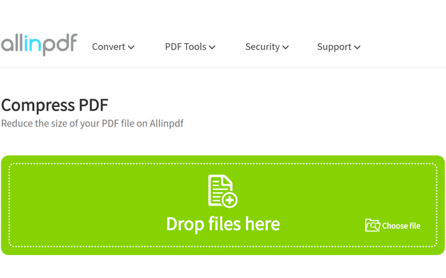 Compress PDF Allinpdf.com from Chrome web store to be run with OffiDocs Chromium online Compress PDF Allinpdf.com from Chrome web store to be run with OffiDocs Chromium online