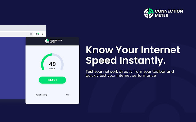 Connection Meter from Chrome web store to be run with OffiDocs Chromium online Connection Meter from Chrome web store to be run with OffiDocs Chromium online