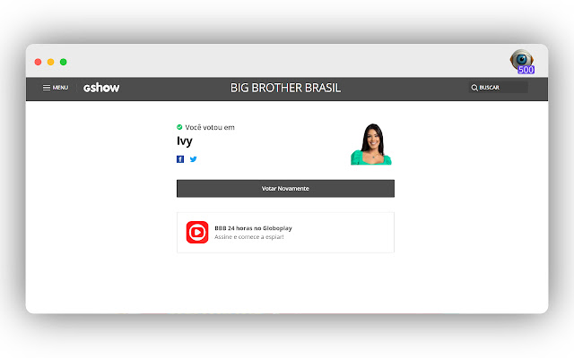 contador de votos bbb from Chrome web store to be run with OffiDocs Chromium online contador de votos bbb from Chrome web store to be run with OffiDocs Chromium online