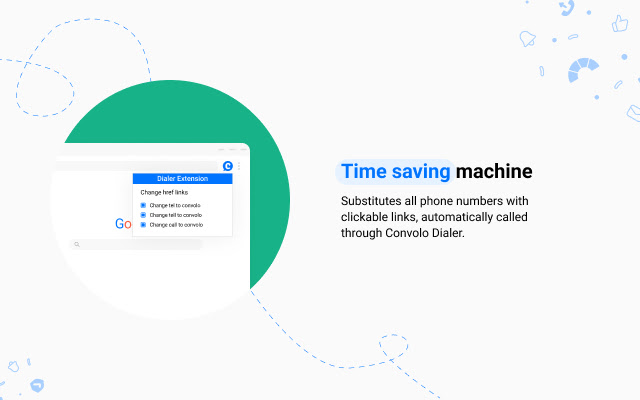Convolo Dialer Extension from Chrome web store to be run with OffiDocs Chromium online Convolo Dialer Extension from Chrome web store to be run with OffiDocs Chromium online