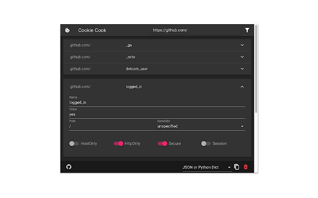 Cookie Cook from Chrome web store to be run with OffiDocs Chromium online Cookie Cook from Chrome web store to be run with OffiDocs Chromium online