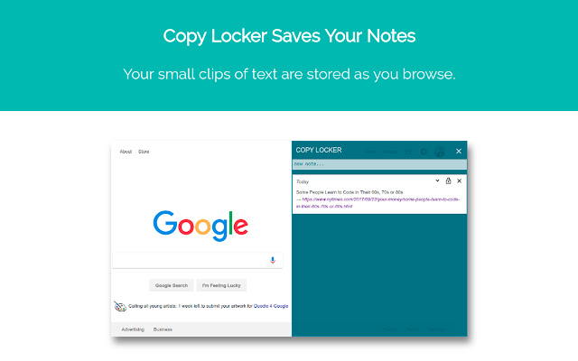 Copy Locker from Chrome web store to be run with OffiDocs Chromium online Copy Locker from Chrome web store to be run with OffiDocs Chromium online