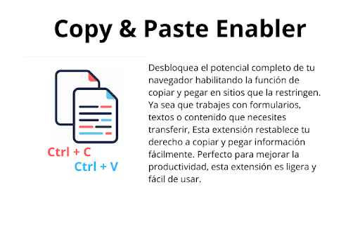 Copy Paste Enabler from Chrome web store to be run with OffiDocs Chromium online Copy Paste Enabler from Chrome web store to be run with OffiDocs Chromium online