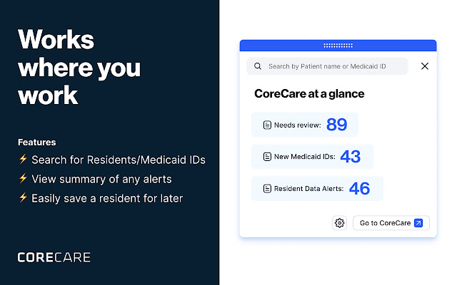 CoreCare from Chrome web store to be run with OffiDocs Chromium online CoreCare from Chrome web store to be run with OffiDocs Chromium online