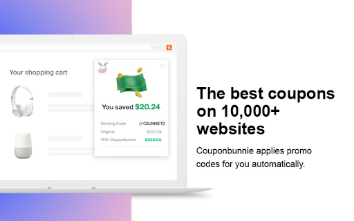 CouponBunnie All discounts in one place from Chrome web store to be run with OffiDocs Chromium online CouponBunnie All discounts in one place from Chrome web store to be run with OffiDocs Chromium online