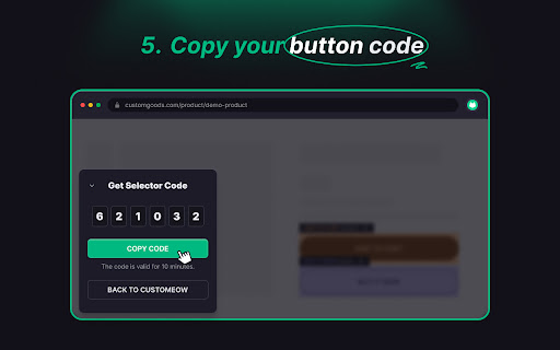 CustoMeow Selector: Get your Add to Cart Button element from Chrome web store to be run with OffiDocs Chromium online CustoMeow Selector: Get your Add to Cart Button element from Chrome web store to be run with OffiDocs Chromium online