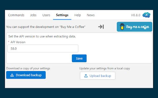 Data Export for Salesforce from Chrome web store to be run with OffiDocs Chromium online Data Export for Salesforce from Chrome web store to be run with OffiDocs Chromium online