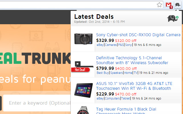 DealTrunk from Chrome web store to be run with OffiDocs Chromium online DealTrunk from Chrome web store to be run with OffiDocs Chromium online