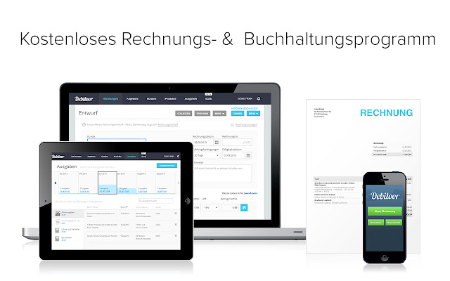 Debitoor Online Rechnungsprogramm from Chrome web store to be run with OffiDocs Chromium online Debitoor Online Rechnungsprogramm from Chrome web store to be run with OffiDocs Chromium online