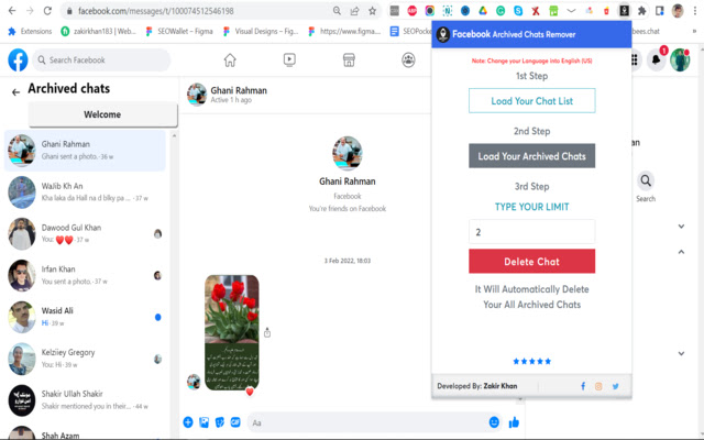 Delete All Archived Chats on Facebook 2023 from Chrome web store to be run with OffiDocs Chromium online Delete All Archived Chats on Facebook 2023 from Chrome web store to be run with OffiDocs Chromium online