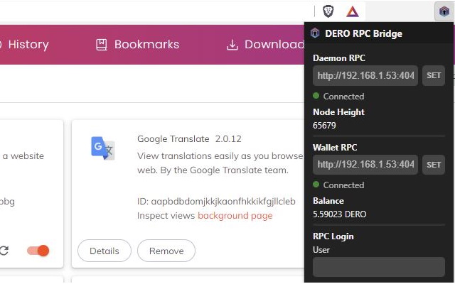 Dero RPC Bridge from Chrome web store to be run with OffiDocs Chromium online Dero RPC Bridge from Chrome web store to be run with OffiDocs Chromium online