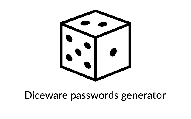 Diceware passwords generator from Chrome web store to be run with OffiDocs Chromium online Diceware passwords generator from Chrome web store to be run with OffiDocs Chromium online