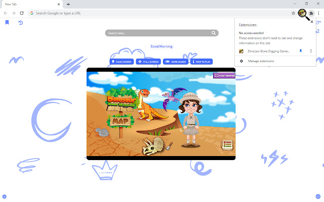 Dinosaur Bone Digging Game New Tab from Chrome web store to be run with OffiDocs Chromium online Dinosaur Bone Digging Game New Tab from Chrome web store to be run with OffiDocs Chromium online