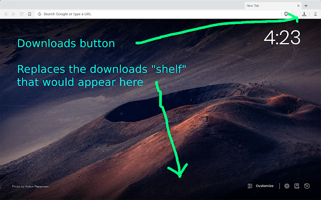 Disable Download Shelf from Chrome web store to be run with OffiDocs Chromium online Disable Download Shelf from Chrome web store to be run with OffiDocs Chromium online