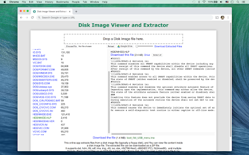 Disk Image Viewer and Extractor from Chrome web store to be run with OffiDocs Chromium online Disk Image Viewer and Extractor from Chrome web store to be run with OffiDocs Chromium online