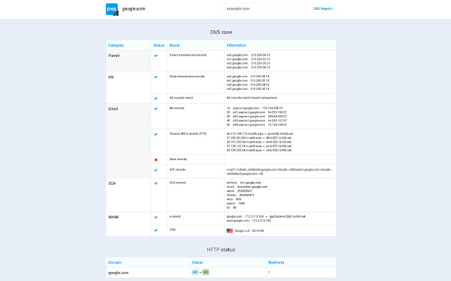 DNS lookup HTTP status from Chrome web store to be run with OffiDocs Chromium online DNS lookup HTTP status from Chrome web store to be run with OffiDocs Chromium online