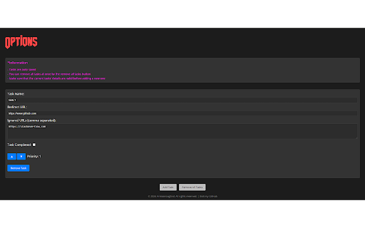 Doom Tasks from Chrome web store to be run with OffiDocs Chromium online Doom Tasks from Chrome web store to be run with OffiDocs Chromium online