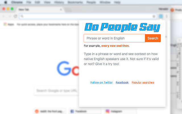 DoPeopleSay from Chrome web store to be run with OffiDocs Chromium online DoPeopleSay from Chrome web store to be run with OffiDocs Chromium online