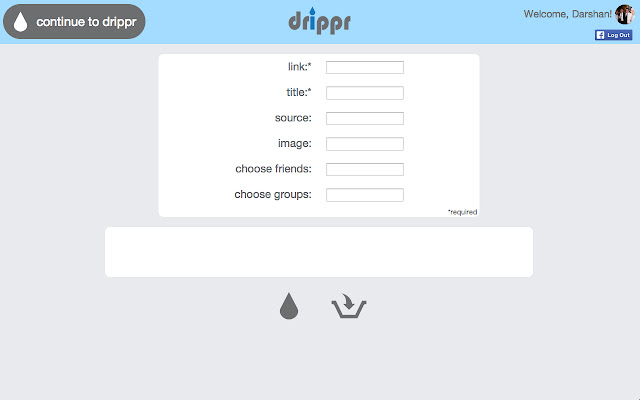 drippr from Chrome web store to be run with OffiDocs Chromium online drippr from Chrome web store to be run with OffiDocs Chromium online