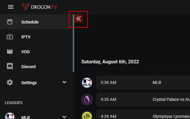 Drogon TV Sidebar Collapser from Chrome web store to be run with OffiDocs Chromium online Drogon TV Sidebar Collapser from Chrome web store to be run with OffiDocs Chromium online