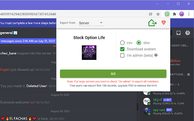 dTools member list saver for Discord from Chrome web store to be run with OffiDocs Chromium online dTools member list saver for Discord from Chrome web store to be run with OffiDocs Chromium online