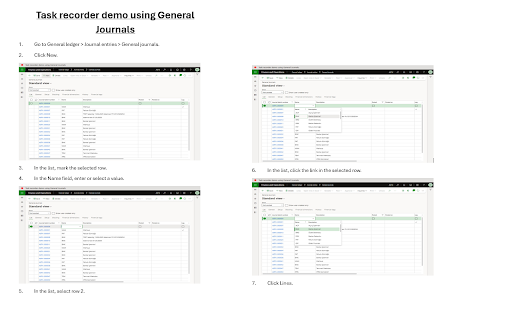 Dynamics 365 for Finance and Operations Task Recorder Screenshot Extension from Chrome web store to be run with OffiDocs Chromium online Dynamics 365 for Finance and Operations Task Recorder Screenshot Extension from Chrome web store to be run with OffiDocs Chromium online