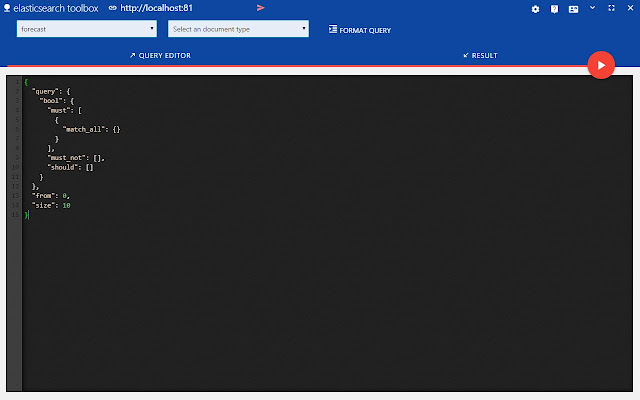 ElasticSearch Toolbox from Chrome web store to be run with OffiDocs Chromium online ElasticSearch Toolbox from Chrome web store to be run with OffiDocs Chromium online