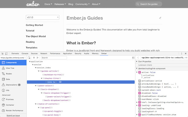 Ember Inspector from Chrome web store to be run with OffiDocs Chromium online Ember Inspector from Chrome web store to be run with OffiDocs Chromium online