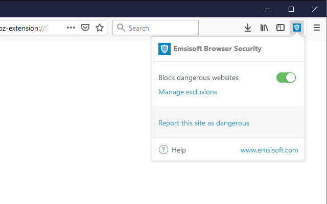 Emsisoft Browser Security from Chrome web store to be run with OffiDocs Chromium online Emsisoft Browser Security from Chrome web store to be run with OffiDocs Chromium online