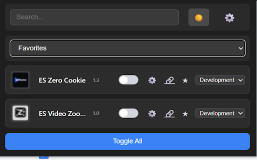 Es Extension Manager from Chrome web store to be run with OffiDocs Chromium online Es Extension Manager from Chrome web store to be run with OffiDocs Chromium online