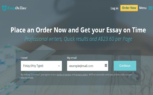 EssayOnTime Writing Service from Chrome web store to be run with OffiDocs Chromium online EssayOnTime Writing Service from Chrome web store to be run with OffiDocs Chromium online