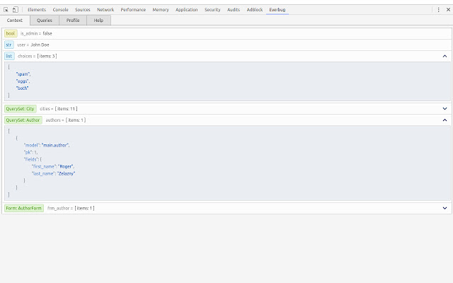 Everbug from Chrome web store to be run with OffiDocs Chromium online Everbug from Chrome web store to be run with OffiDocs Chromium online