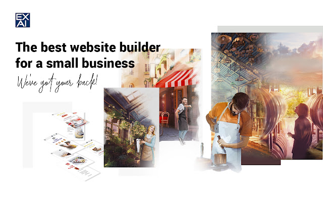 EXAI Best Website Builder for Small Business from Chrome web store to be run with OffiDocs Chromium online EXAI Best Website Builder for Small Business from Chrome web store to be run with OffiDocs Chromium online