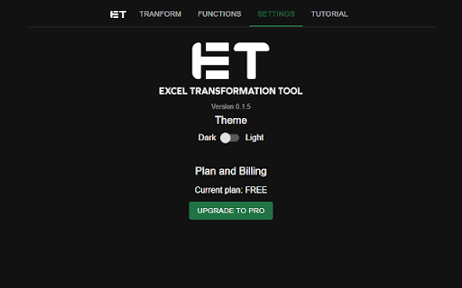 Excel Transformation Tool from Chrome web store to be run with OffiDocs Chromium online Excel Transformation Tool from Chrome web store to be run with OffiDocs Chromium online