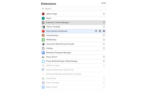 Extension Control Manager from Chrome web store to be run with OffiDocs Chromium online Extension Control Manager from Chrome web store to be run with OffiDocs Chromium online