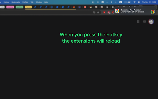 Extensions Auto Reloader from Chrome web store to be run with OffiDocs Chromium online Extensions Auto Reloader from Chrome web store to be run with OffiDocs Chromium online