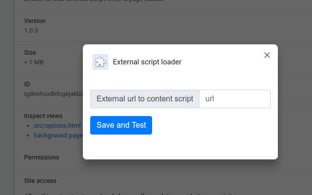 External script loader from Chrome web store to be run with OffiDocs Chromium online External script loader from Chrome web store to be run with OffiDocs Chromium online