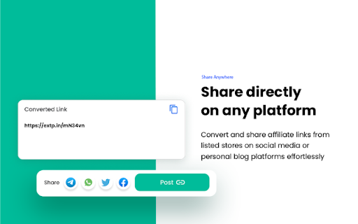 ExtraPe Affiliate Link Converter from Chrome web store to be run with OffiDocs Chromium online ExtraPe Affiliate Link Converter from Chrome web store to be run with OffiDocs Chromium online