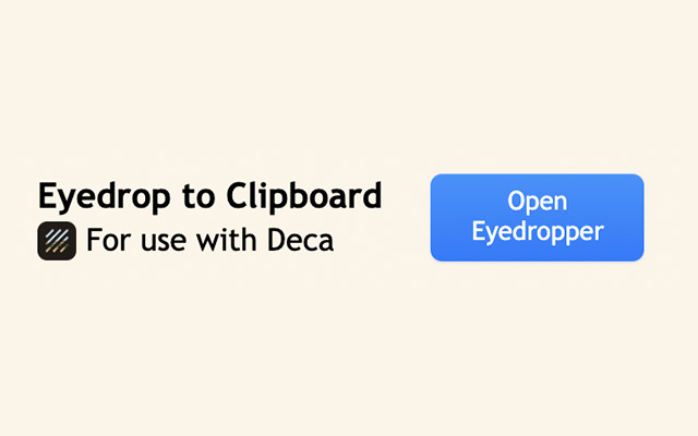 Eyedrop to Clipboard from Chrome web store to be run with OffiDocs Chromium online Eyedrop to Clipboard from Chrome web store to be run with OffiDocs Chromium online